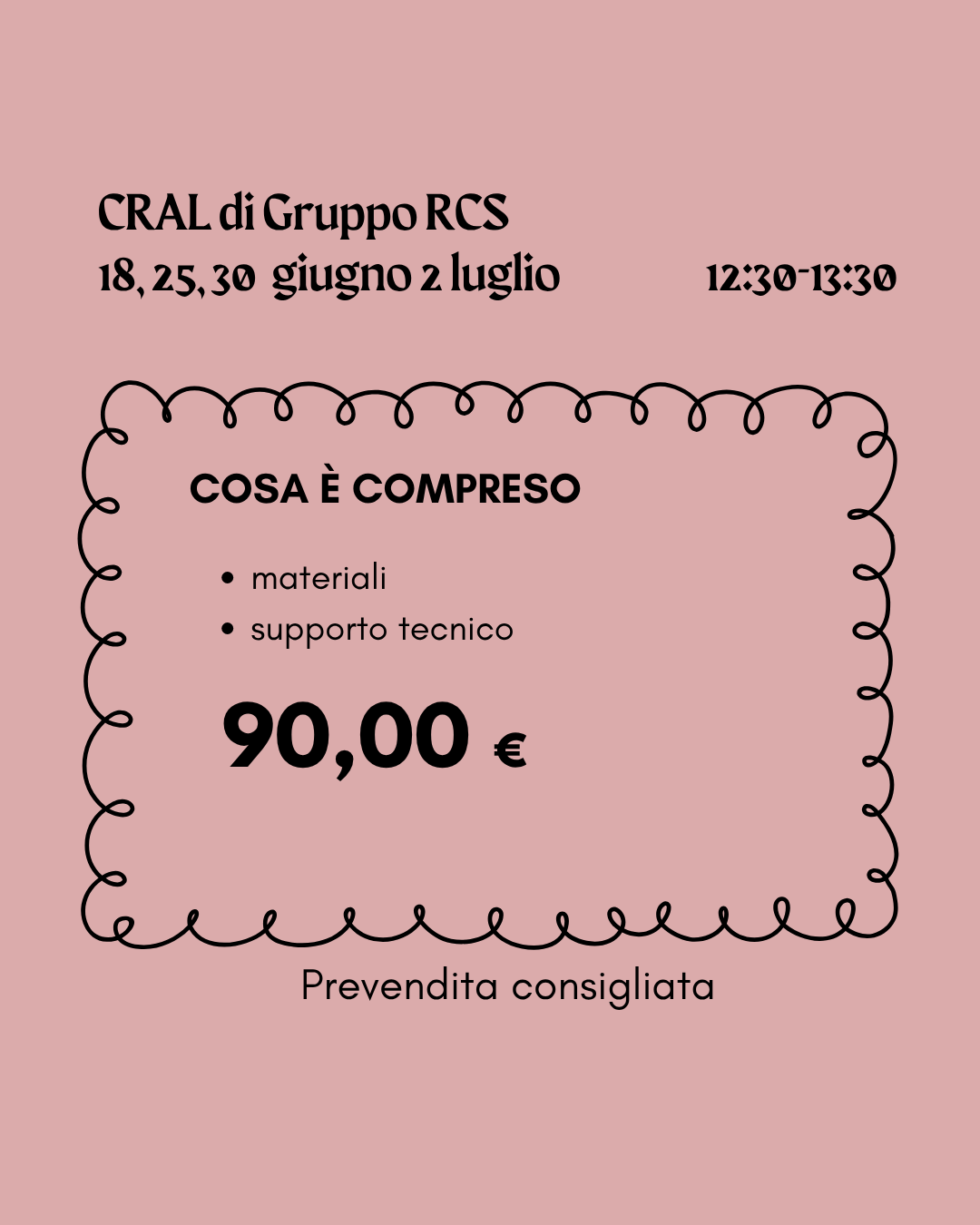 WORKSHOP Pausa pranzo x CRAL rcs - granny squares