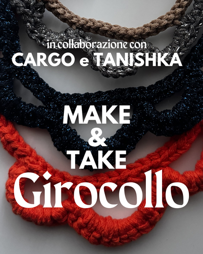 WORKSHOP offline x cargo e Tanishka - girocollo
