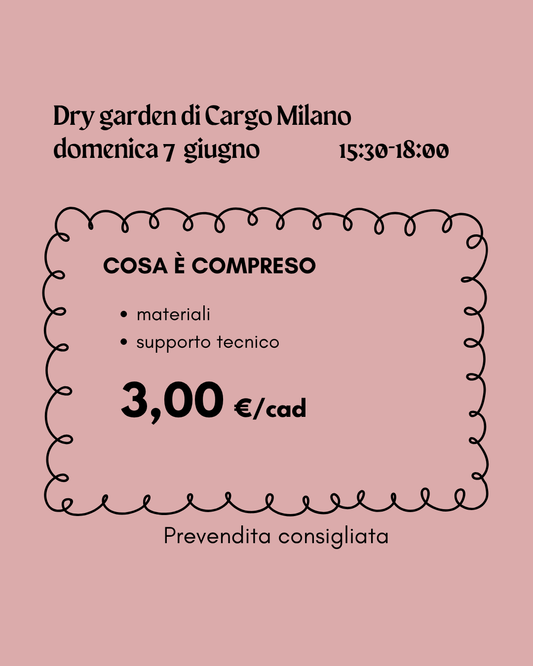 WORKSHOP offline x cargo e Tanishka - bracciale